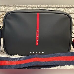 Prada envelope crossbody bag/ purse